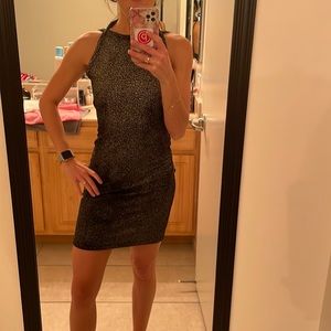 Black and Silver Dress